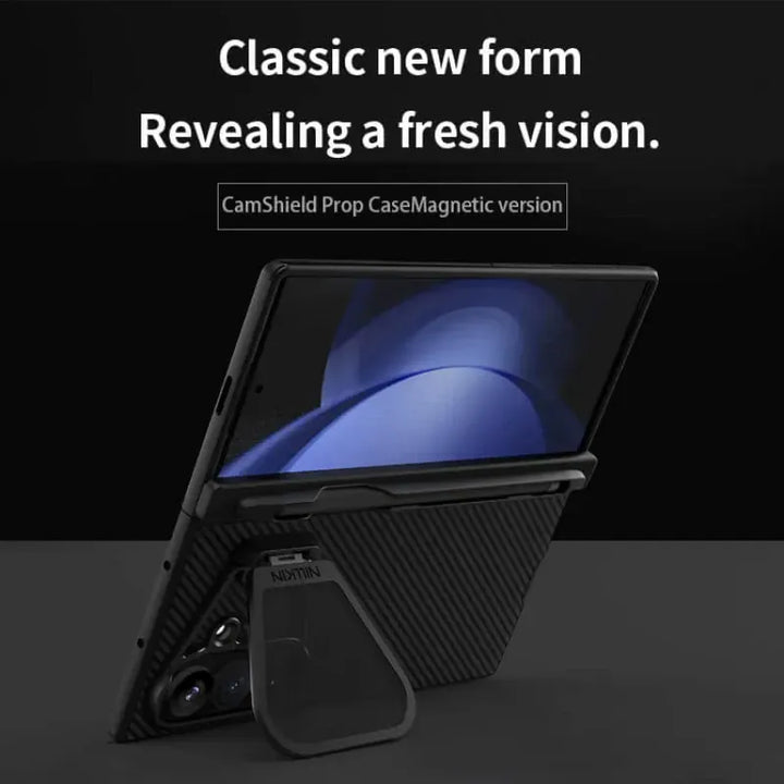 Nillkin Camshield Prop Magnetic Transparent Lens Guard Edition Pen holder Version Camera protective cover case for Samsung Galaxy Z Fold 8 Ultra (Fold8 Ultra 5G)