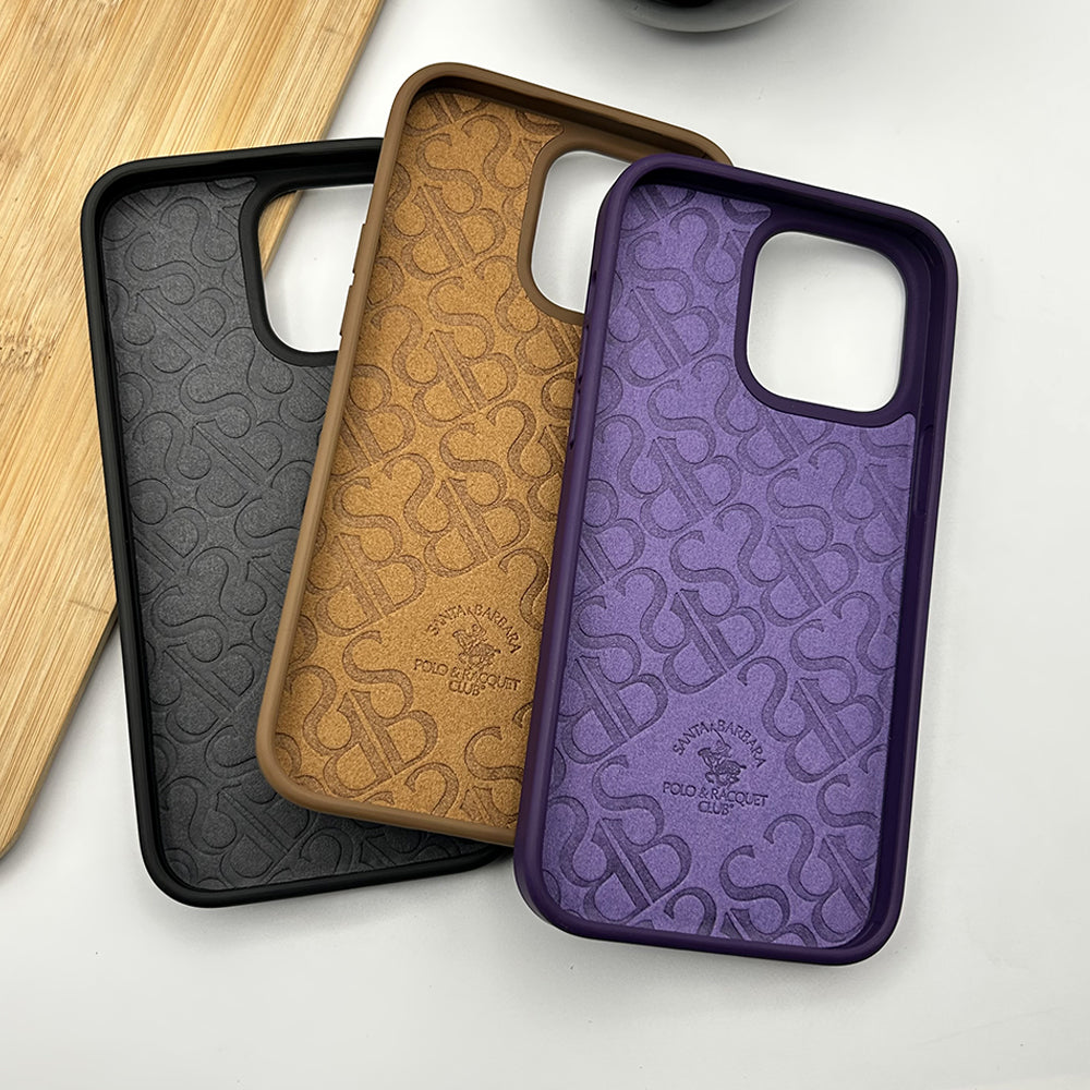 iPhone Luxury Santa Barbara Croc Textured Faux Leather Case Cover