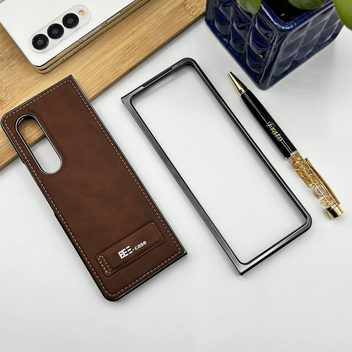 Samsung Galaxy Z Fold 4 Leather Fall Proof Case Cover