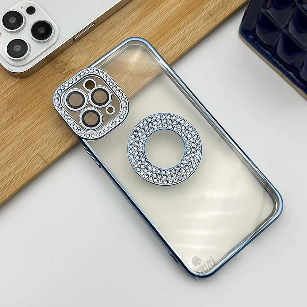 iPhone Logo Diamond Show Silicone Case