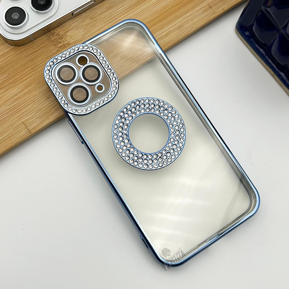 iPhone Logo Diamond Show Silicone Case