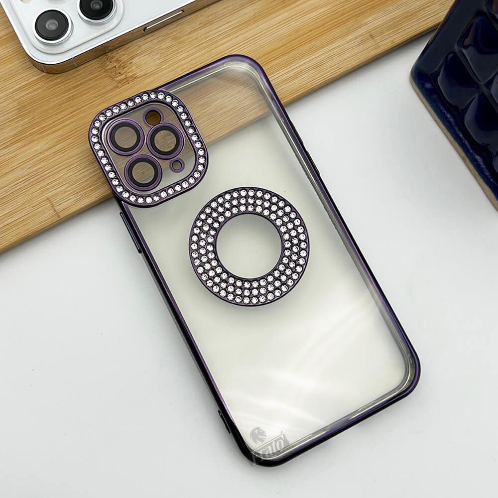 iPhone Logo Diamond Show Silicone Case