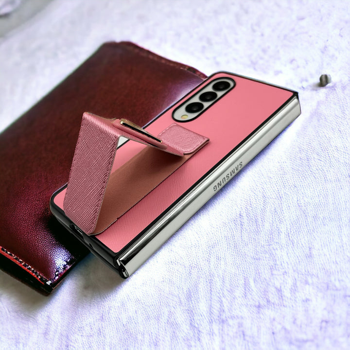 Samsung Galaxy Z Fold 4 Luxury Case Cover With Strap Holder