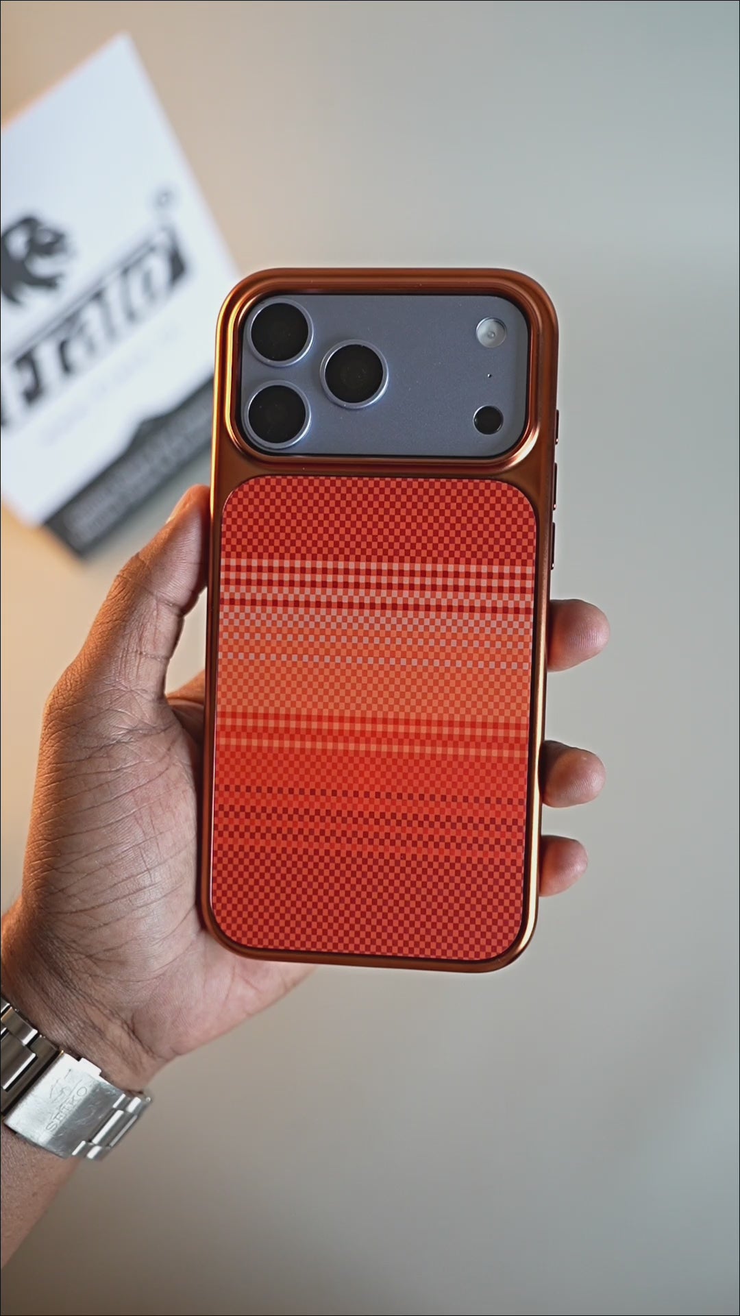 Carbon Design Mag Ring Case For iPhone 18 Series | Slim Protective Cover