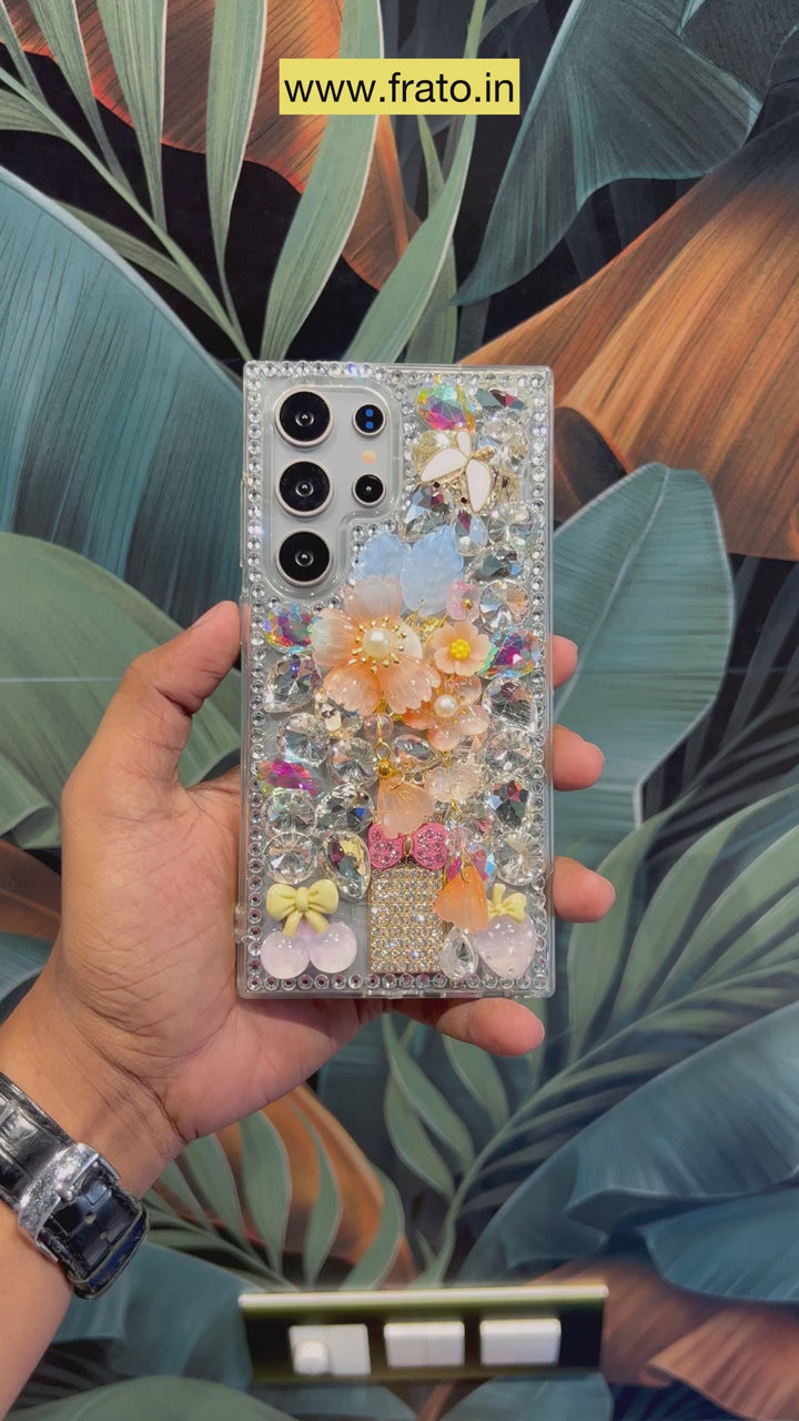 Samsung Galaxy S23 Ultra Rhinestone Fancy Phone Cover