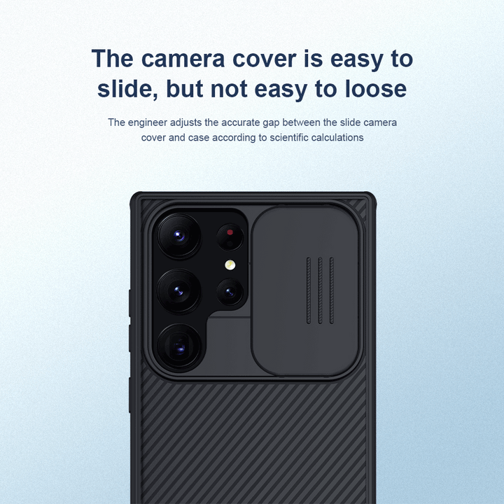 Samsung Galaxy S23 Ultra Camshield Case Cover Black