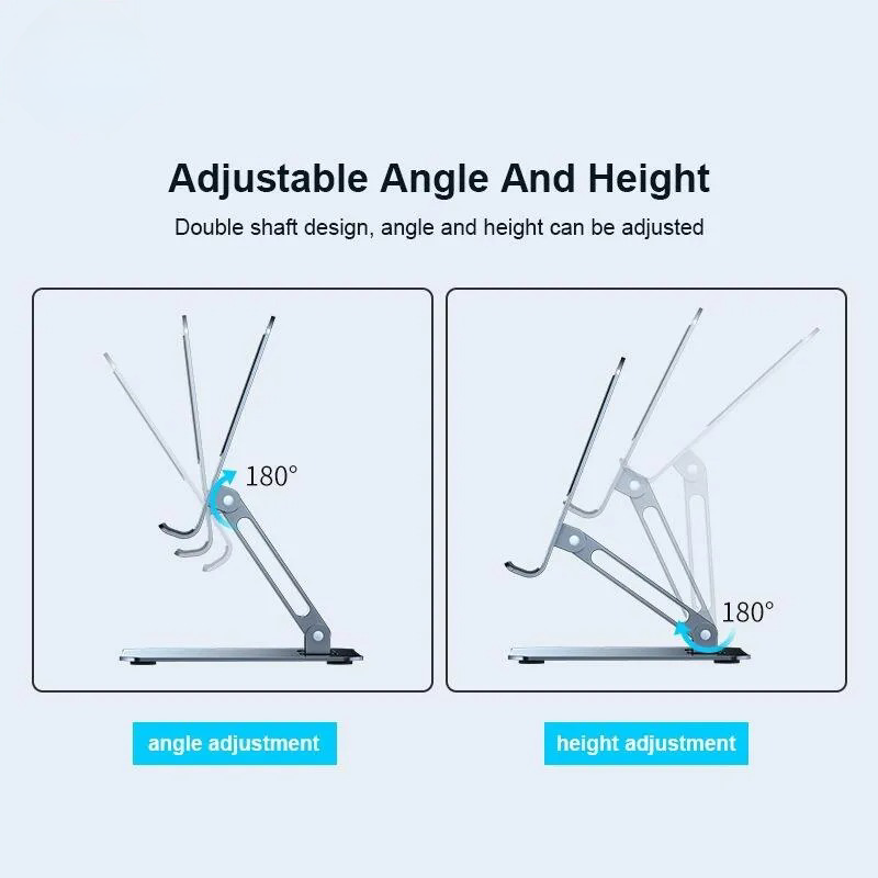 Aluminum Alloy Adjustable Folding Mobile Phones And Tablets Stand Holder