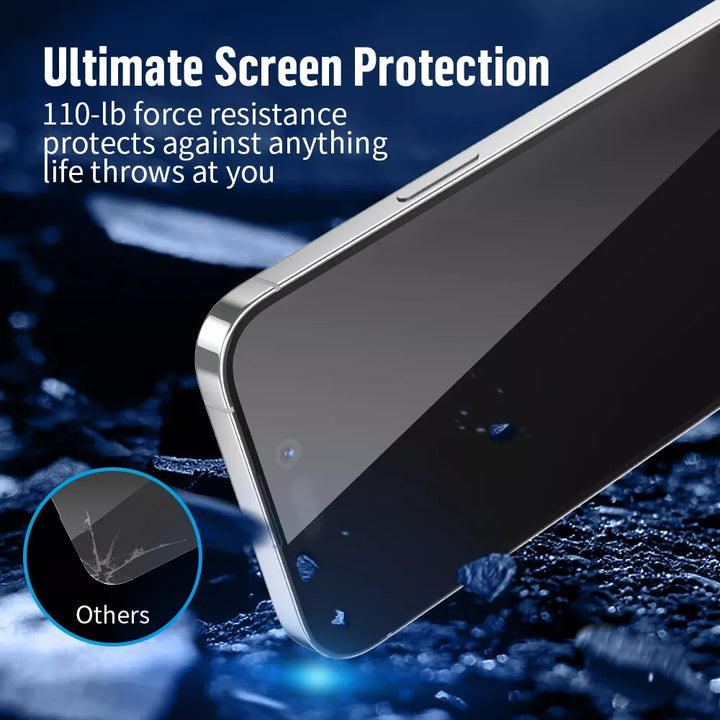 Anti Static Dustproof HD ClearTempered Glass For iPhone