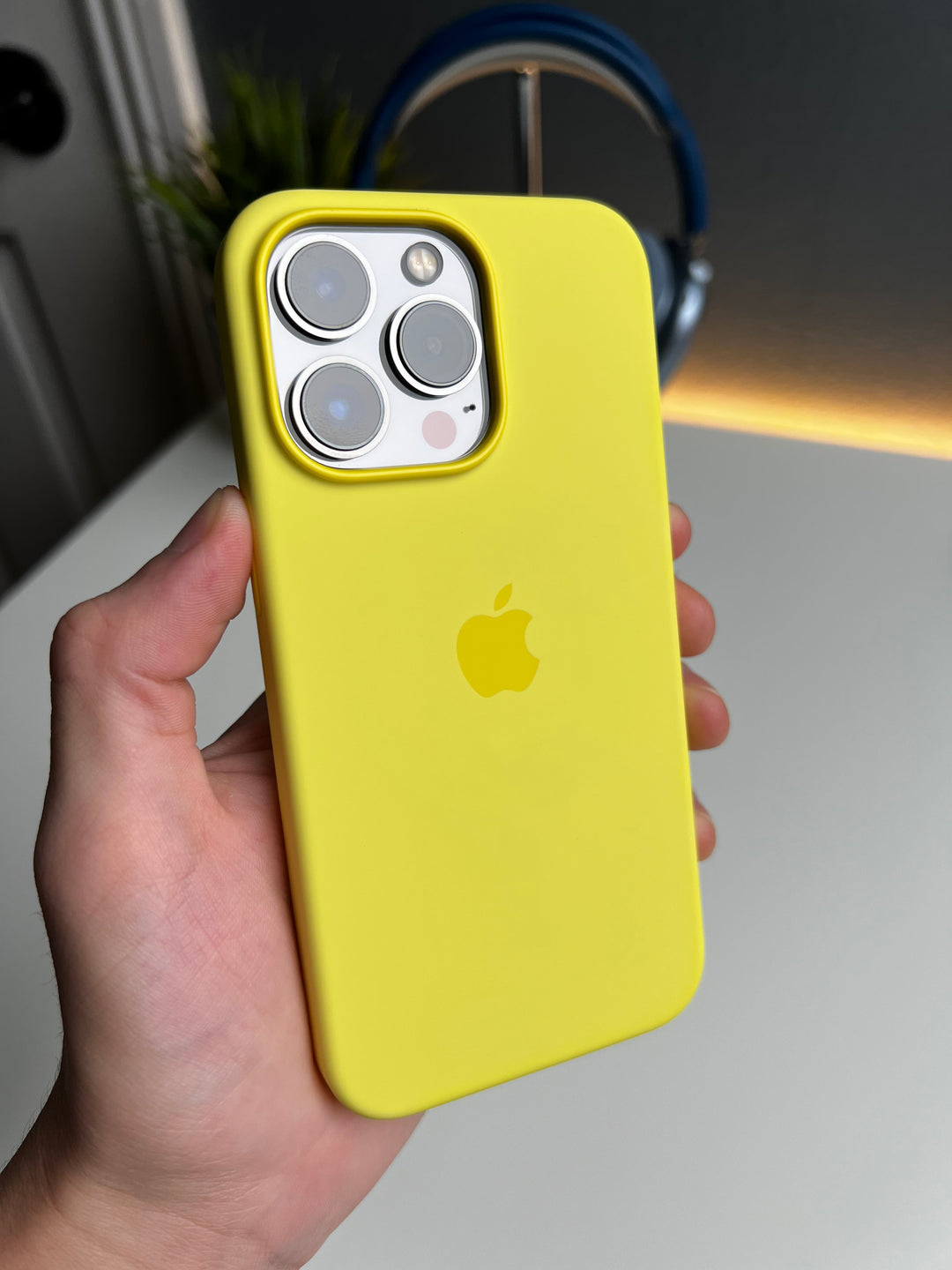 iPhone Silicone Case Cover ( Yellow )