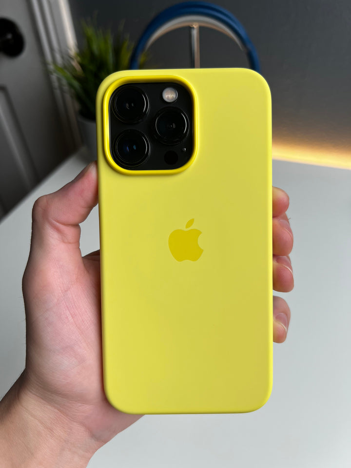 iPhone Silicone Case Cover ( Yellow )