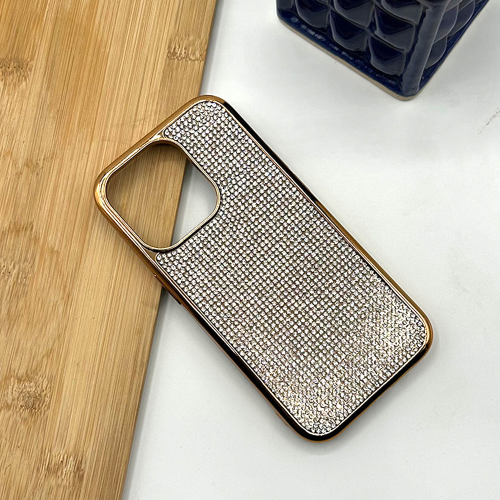 Luxury Diamond iPhone Case Cover Golden