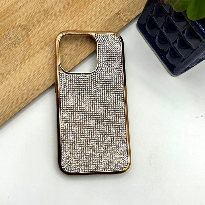 Luxury Diamond iPhone Case Cover Golden