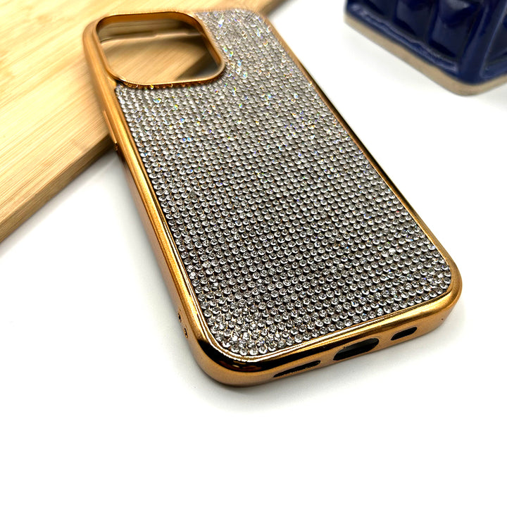 Luxury Diamond iPhone Case Cover Golden