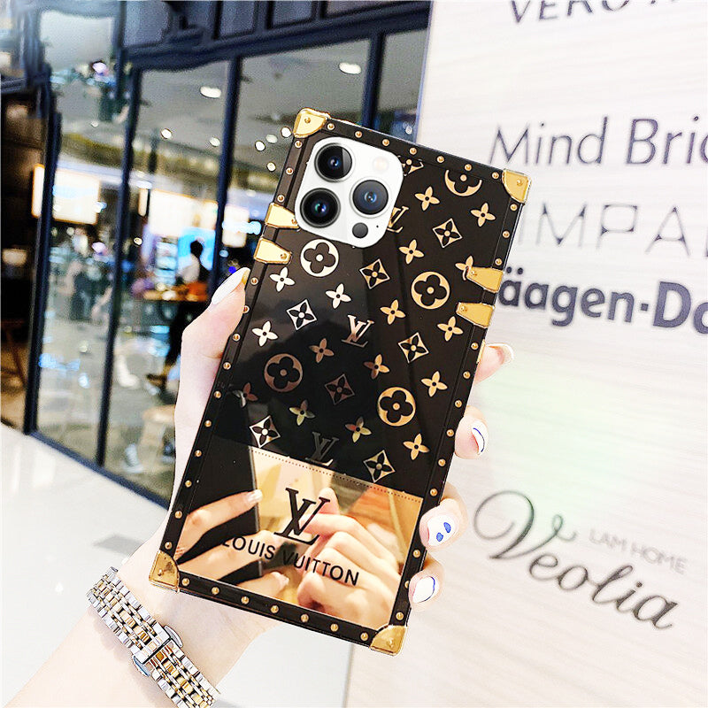 Luxury Brand Shiny Apple iPhone Trunk Case Cover