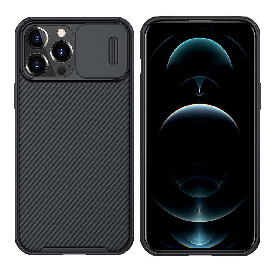 Nillkin Camshield Pro Shockproof Case For iPhone - BLACK