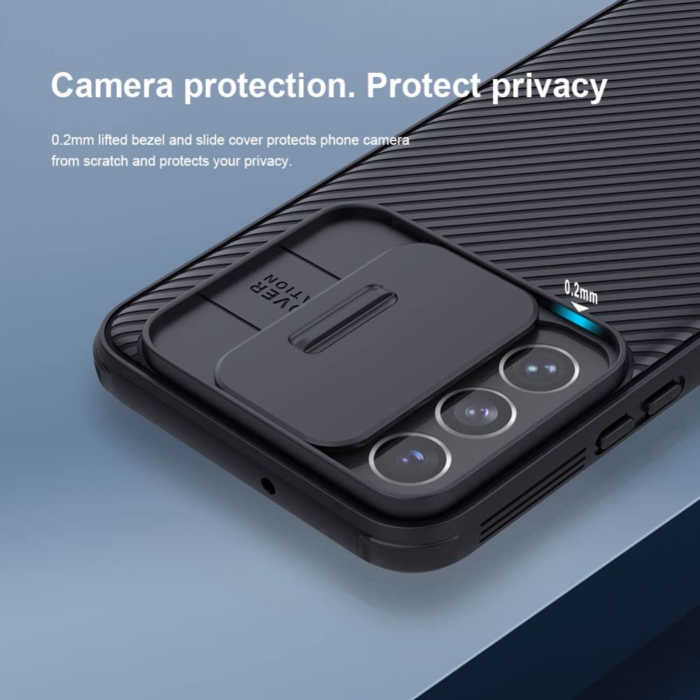 samsung Galaxy S22 Camshield Case Cover Black