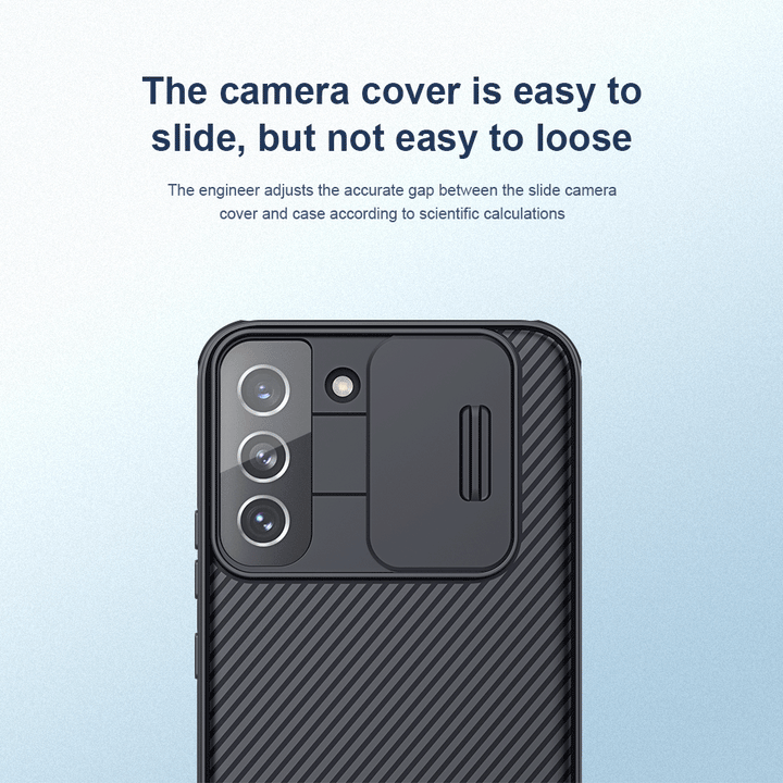 samsung Galaxy S22 Camshield Case Cover Black