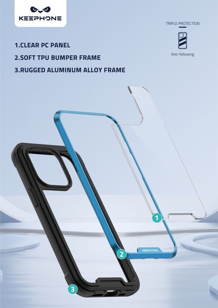 iPhone  Aluminium Alloy Metal Bumper Phone Case
