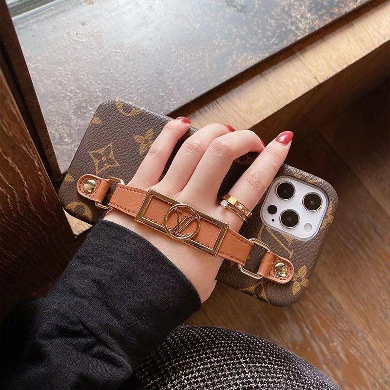 iPhone Luxury Brand Strap Holder Cover