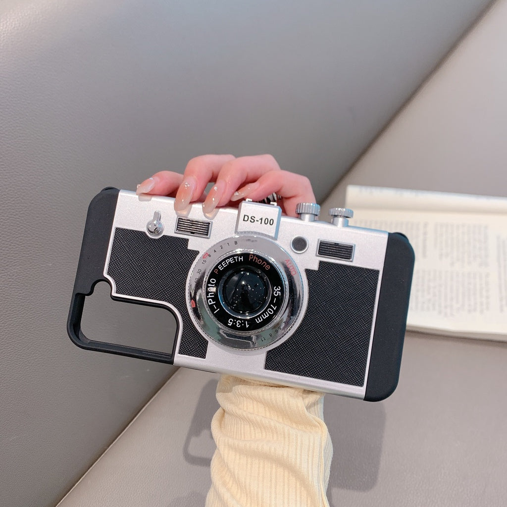 Samsung S22 Ultra 3D Retro Vintage Camera Case Cover