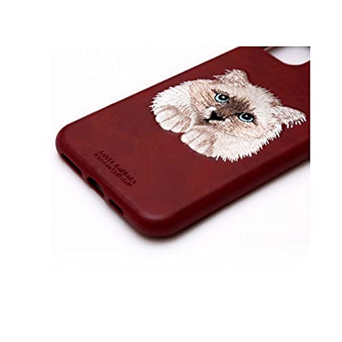 iPhone Luxury Santa Barbara Leather Savana Series Cat Back Cover freeshipping - Frato