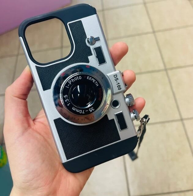 iPhone 3D Retro Vintage Camera Case Cover