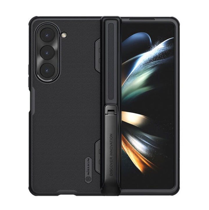 Samsung Galaxy Z Fold 5 Nillkin Frost Shield With Stand Case Cover Black