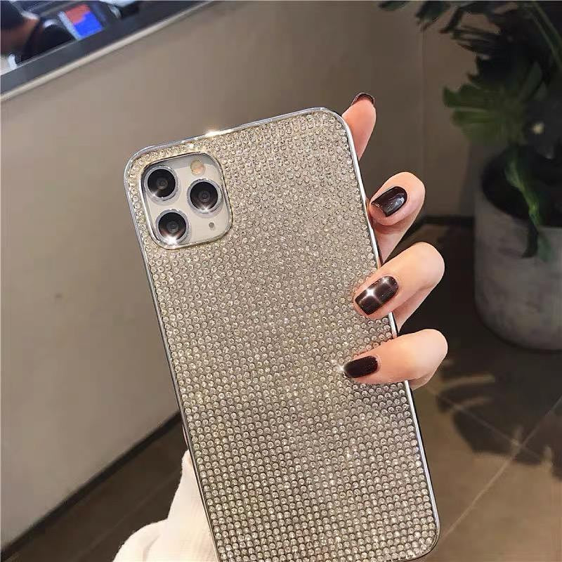 Luxury Diamond iPhone Case Cover Silver freeshipping - Frato