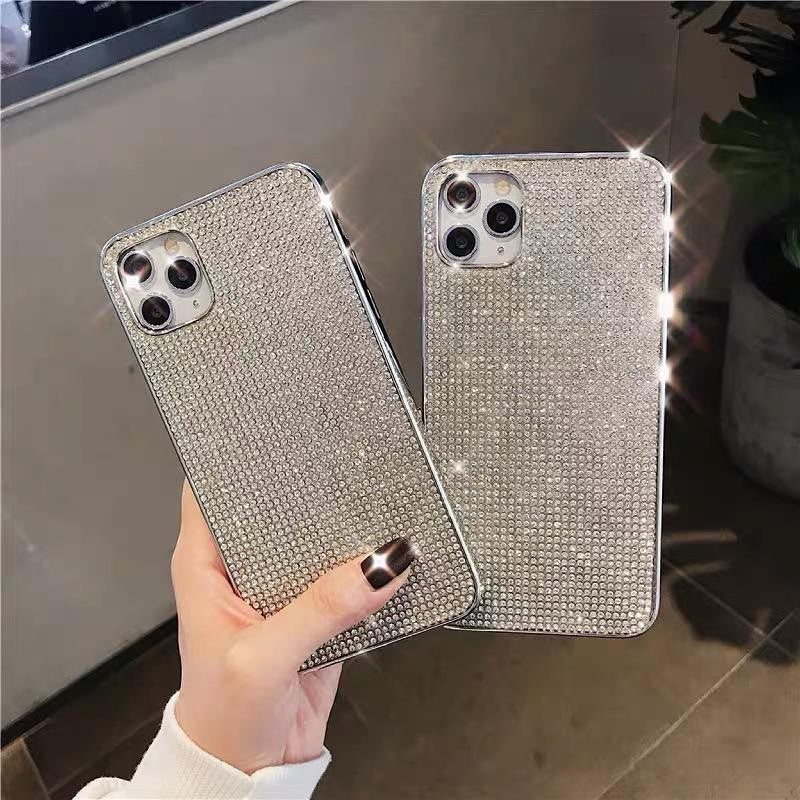 Luxury Diamond iPhone Case Cover Silver freeshipping - Frato