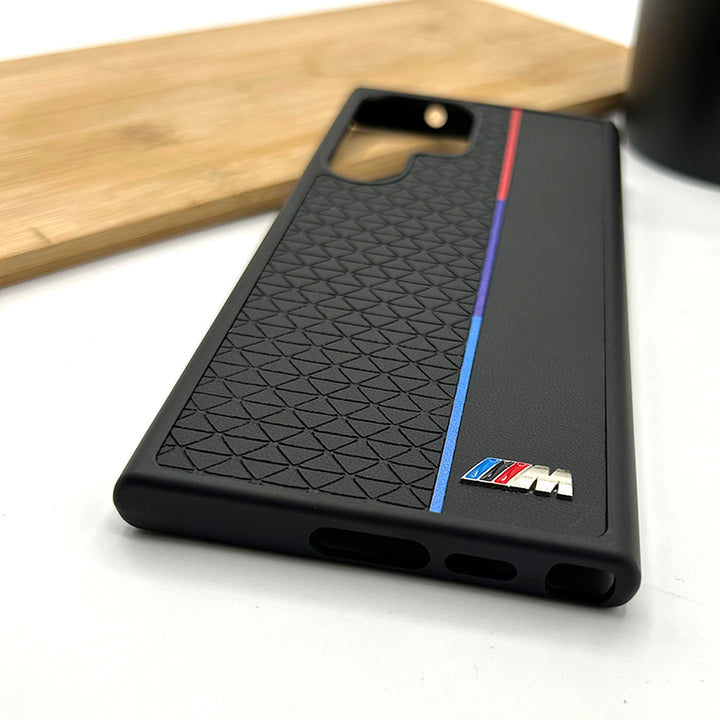 Samsung S23 Ultra BMW M Performance Sports Car Logo dual Shade Design Case Cover