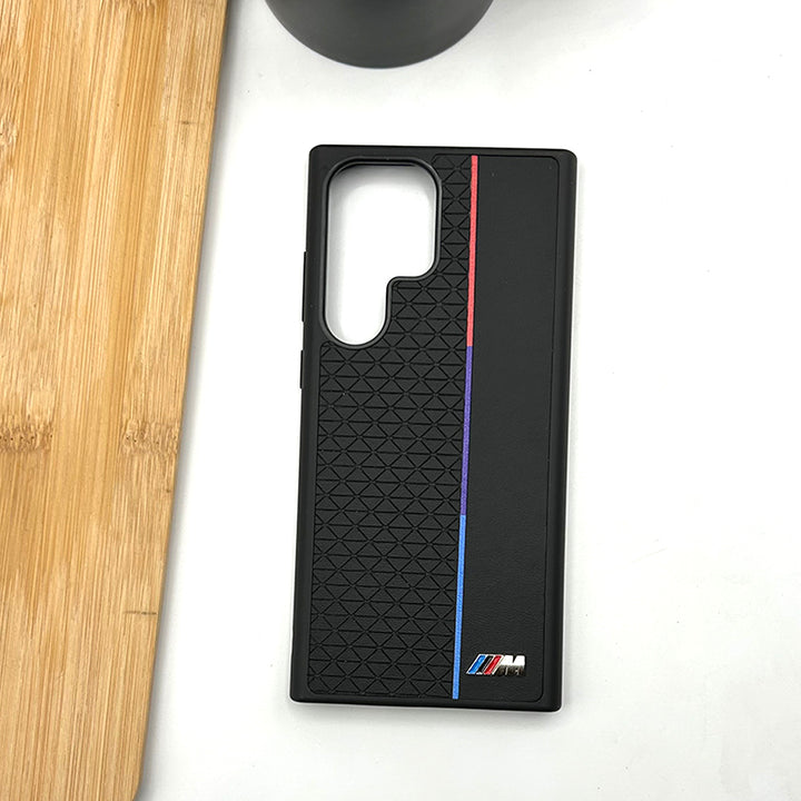 Samsung S23 Ultra BMW M Performance Sports Car Logo dual Shade Design Case Cover