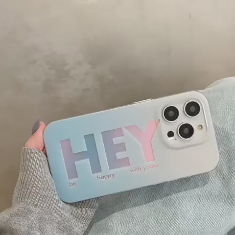 iPhone Hey Design Cover Case