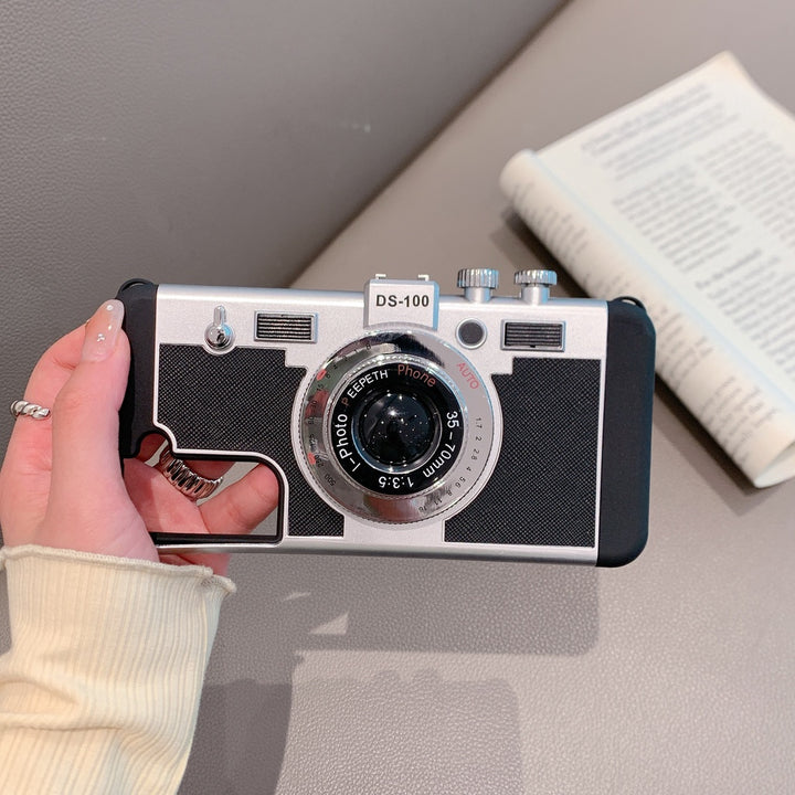 Samsung S22 Ultra 3D Retro Vintage Camera Case Cover