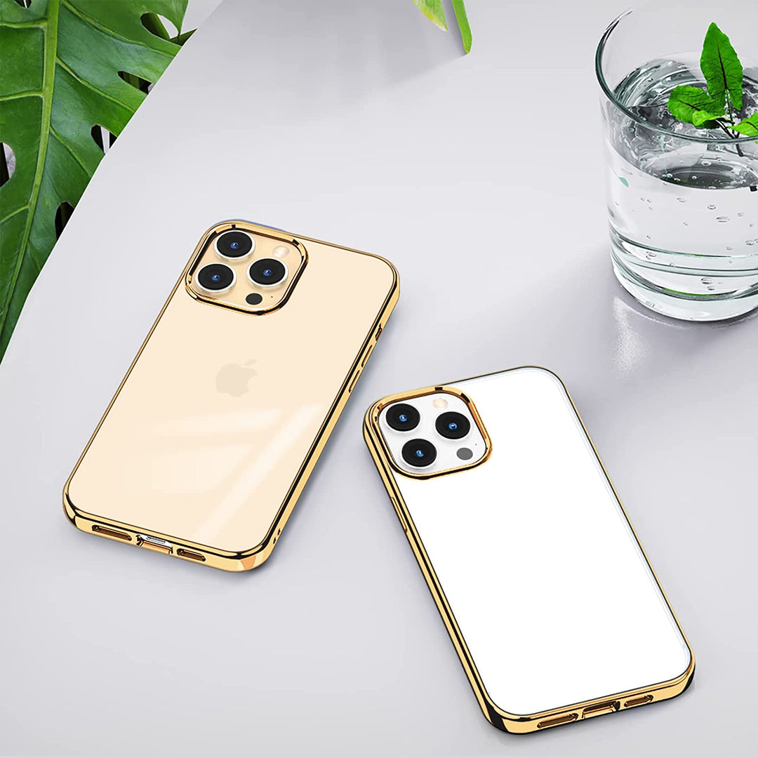 Crystal Clear Chrome Electroplated Bumper iPhone Cover