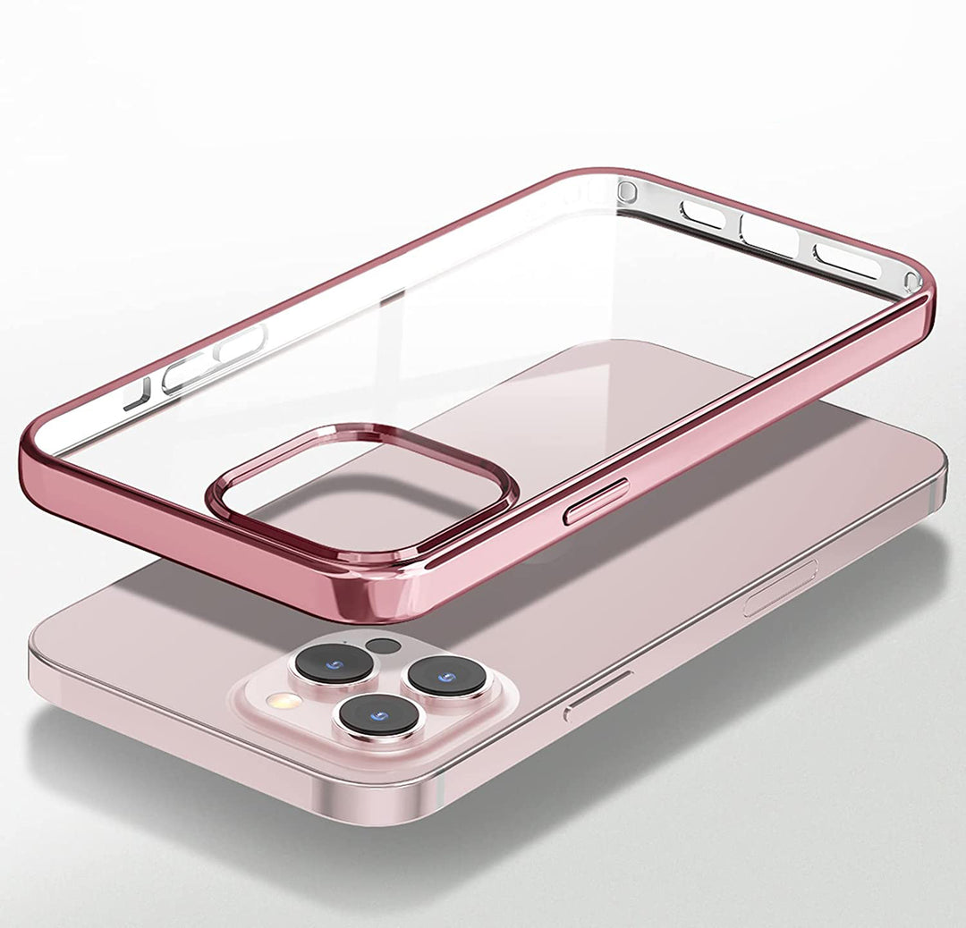 Crystal Clear Chrome Electroplated Bumper iPhone Cover