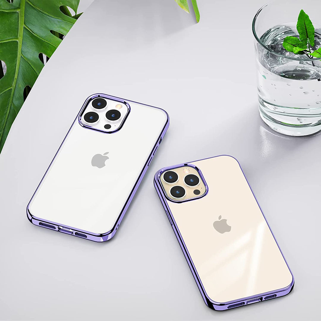 Crystal Clear Chrome Electroplated Bumper iPhone Cover