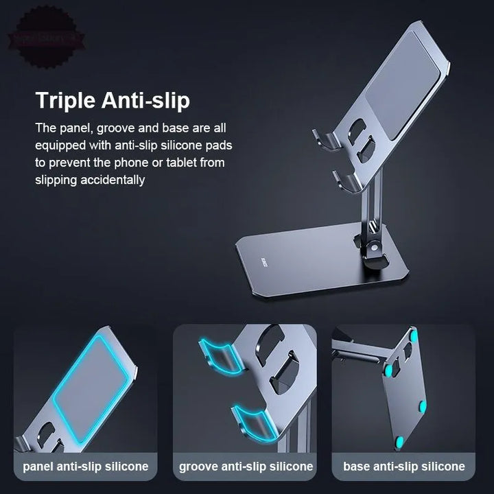 Aluminum Alloy Adjustable Folding Mobile Phones And Tablets Stand Holder