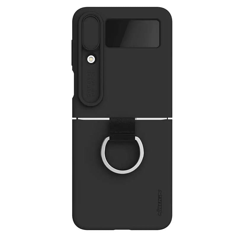 FRATO Flip 4 Collection Black Nillkin Samsung Galaxy Z Flip4 5G (Z Flip 4 5G) CamShield Silky silicon Cover