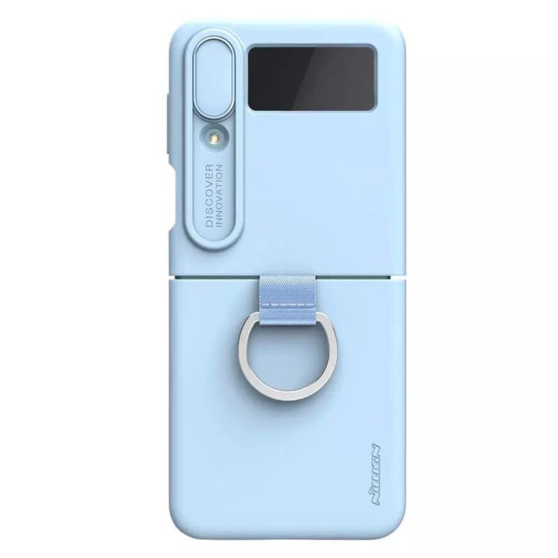FRATO Flip 4 Collection Blue Nillkin Samsung Galaxy Z Flip4 5G (Z Flip 4 5G) CamShield Silky silicon Cover