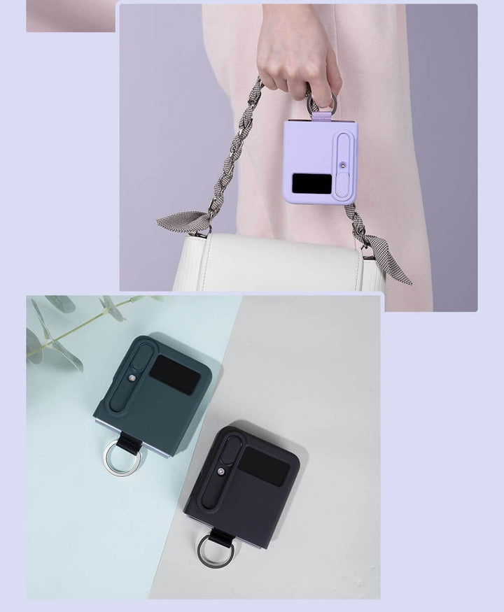 FRATO Flip 4 Collection Nillkin Samsung Galaxy Z Flip4 5G (Z Flip 4 5G) CamShield Silky silicon Cover