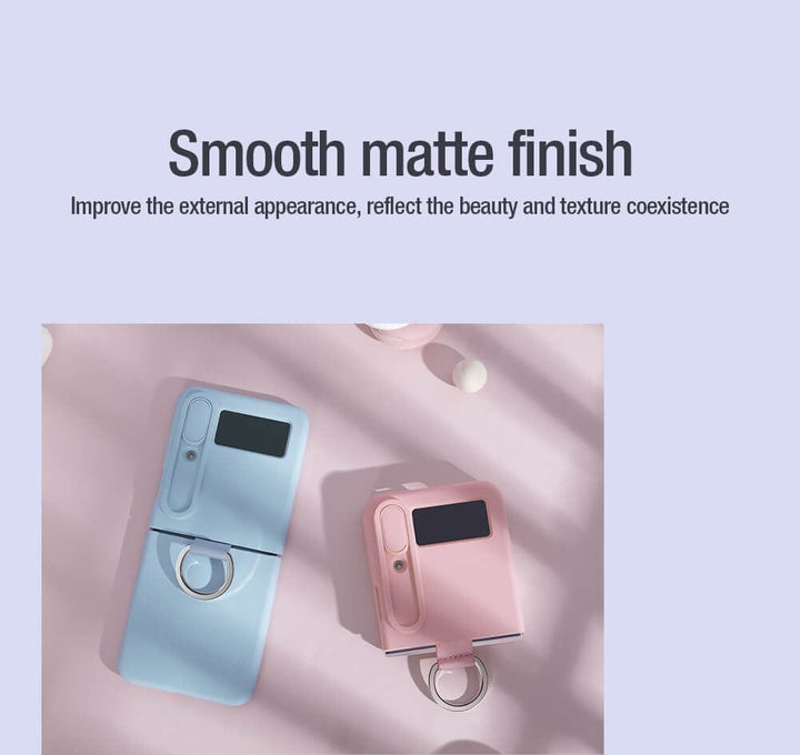FRATO Flip 4 Collection Nillkin Samsung Galaxy Z Flip4 5G (Z Flip 4 5G) CamShield Silky silicon Cover