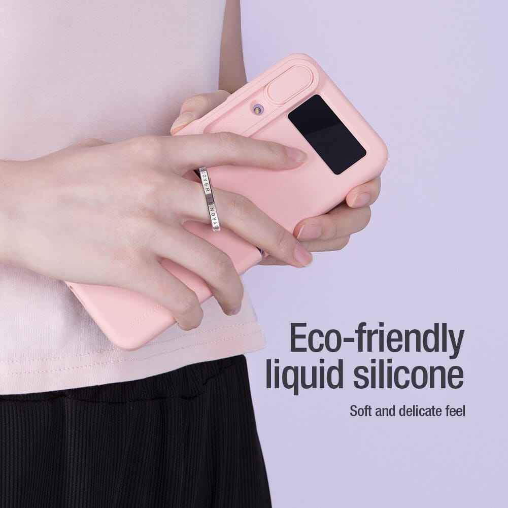 FRATO Flip 4 Collection Nillkin Samsung Galaxy Z Flip4 5G (Z Flip 4 5G) CamShield Silky silicon Cover