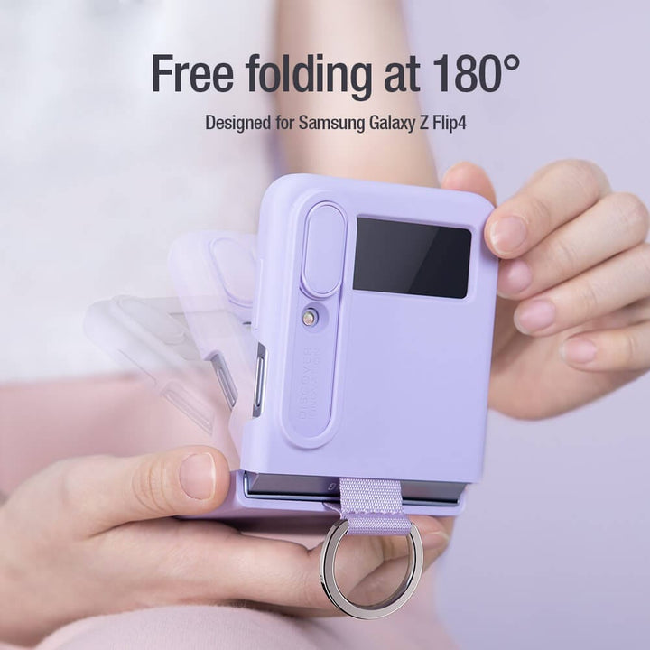 FRATO Flip 4 Collection Nillkin Samsung Galaxy Z Flip4 5G (Z Flip 4 5G) CamShield Silky silicon Cover