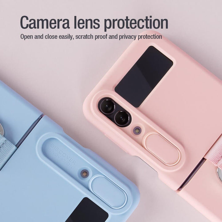 FRATO Flip 4 Collection Nillkin Samsung Galaxy Z Flip4 5G (Z Flip 4 5G) CamShield Silky silicon Cover
