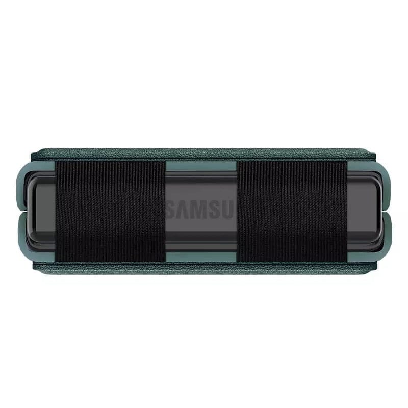 FRATO Flip 4 Collection Samsung Galaxy Z Flip 4 5G Qin Vegan leather Cover ( Green )