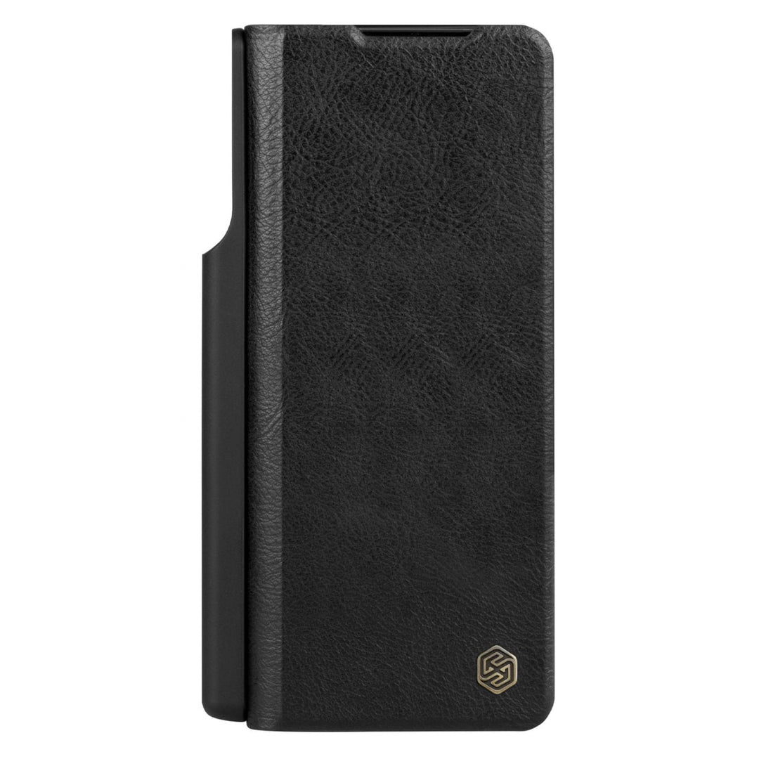 FRATO Fold 3 Collection Nillkin Qin Leather Case Cover For Samsung Z Fold 3 Black
