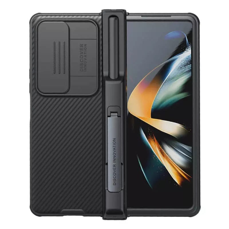 FRATO Fold 4 Collections Nillkin CamShield Pro Full Set Case Cover for Samsung Z Fold 4 Black