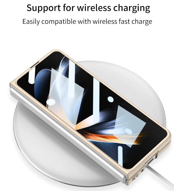 FRATO Fold 4 Collections Samsung Galaxy Z Fold 4 Ultra Thin Magsafe Wireless Charging Matte And Glass Case