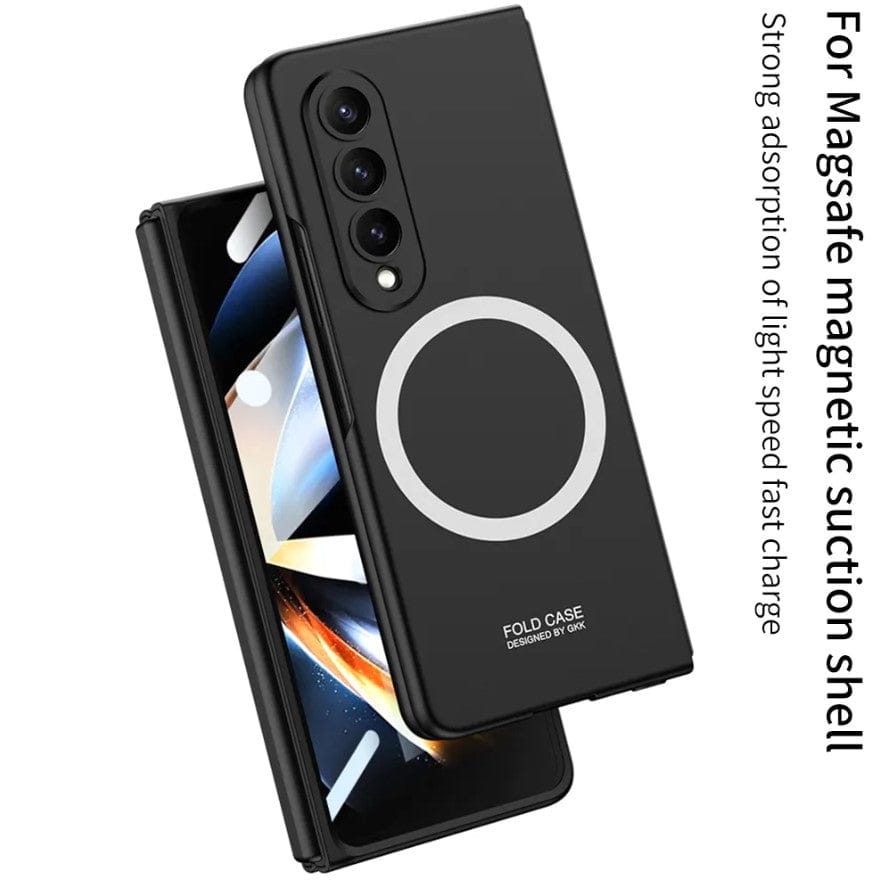 FRATO Fold 4 Collections Samsung Galaxy Z Fold 4 Ultra Thin Magsafe Wireless Charging Matte And Glass Case