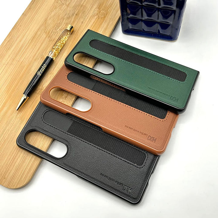 FRATO Fold 4 Collections Samsung Z Fold 4 PU Leather Design With S Pen Slot Case Cover